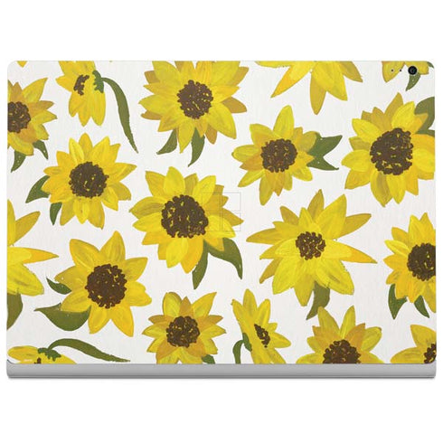 Cat Coq Sunflower Acrylic Surface Book 2 13.5in Skin